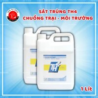 Thuốc sát trùng TH4 can 1 lít chính hãng khử mùi hôi và làm sạch môi trường nuôi thú cưng