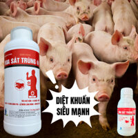 THUỐC SÁT TRÙNG TRANG TRẠI CHĂN NUÔI - VUA SÁT TRÙNG - TIÊU DIỆT VI KHUẨN, VI RUS VÀ NẤM MỐC