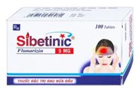 Thuốc Sibetinic đặc trị đau nửa đầu(10 vỉ x 10 viên)