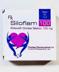Thuốc Siloflam 100 mg Flamingo h/4v điều trị rối loạn cương dương