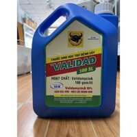 THUỐC SINH HỌC TRỪ BỆNH CÂY VALIDAD 100SL PHÒNG TRỪ NẤM HỒNG 4.5 LÍT