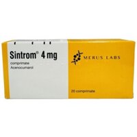 Thuốc Sintrom 4mg  ( hộp 20 viên )