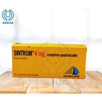 Thuốc Sintrom 4mg  ( hộp 30 viên )