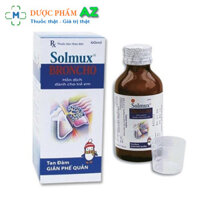 Thuốc Solmux Broncho 60ml – Hộp 1 chai – Tan đờm, giãn phế quản