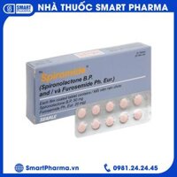 Thuốc Spiromide 20/50mg Searle giảm phù, lợi tiểu, hạ huyết áp (2 vỉ x 10 viên)
