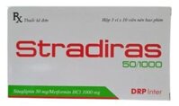 Thuốc Stradiras 50/1000 DRP Inter (Sitagliptin và Metformin HCL) – Điều trị đái tháo đường tuýp 2 (Hộp 3 vỉ x 10 viên)