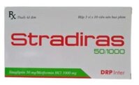 Thuốc Stradiras 50/1000 DRP Inter (Sitagliptin và Metformin HCL) – Điều trị đái tháo đường tuýp 2 (Hộp 3 vỉ x 10 viên)