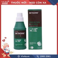 Thuốc súc miệng Betadine | Chai 125ml