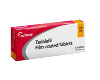 Thuốc Tadalafil 10mg Film-coated Tablets ACTAVIS h/4v điều trị rối loạn cương dương nam giới