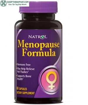 Thuốc tăng cường sinh lý cho phụ nữ mãn kinh và tiền mãn kinh Natrol menopause formula 60 viên
