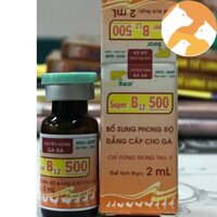 Thuốc tăng lực gà đá Super B12 500 [2 ml]