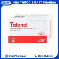 Thuốc Tatanol giảm đau, hạ sốt (10 vỉ x 10 viên)