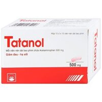 Thuốc Tatanol giảm đau, hạ sốt (10 vỉ x 10 viên)