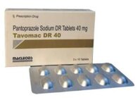 Thuốc Tavomac DR 40 (Pantoprazol 40mg) – Thuốc điều trị tào ngược dạ dày, thực quản (Hộp 3 vỉ x 10 viên)