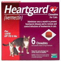 Thuốc tẩy giun cho mèo - Heartgard
