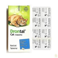 Thuốc tẩy giun cho mèo Drontal - dạng viên