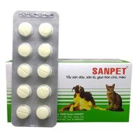 Thuốc tẩy giun chó mèo Sanpet