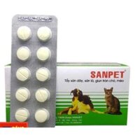 Thuốc tẩy giun SanPet ( 1 viên 5 kg) (VIÊN)