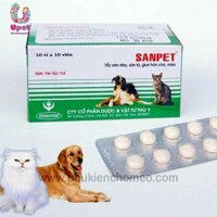 Thuốc tẩy giun Sanpet