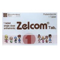 Thuốc tẩy giun Zelcom Tab Hàn Quốc cho bé từ 2 tuổi (hộp 1 vỉ x 1 viên)