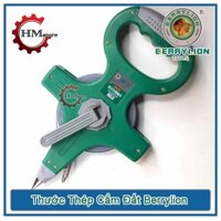 Thước thép cắm đất Berrylion - Thước đo đất, thước dây 50m, thước dây 30m