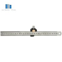 Thước Thép Khối Đo 45 Độ Đường Góc Đánh Dấu Đồng Hồ Đo Scriber Định Vị DIY Mộc Scriber Dụng Cụ