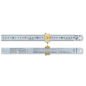 Thước thép thẳng kèm chốt chặn Niigata Seiki SV-300DKD