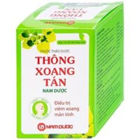 Thuốc Thông Xoang Tán Nam Dược điều trị viêm xoang mãn tính (lọ 50 viên)