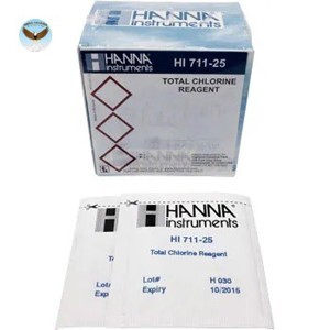 Thuốc thử Clo tổng Hanna HI711-25 (25 gói)