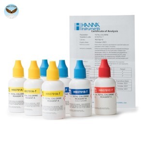 Thuốc thử đo Clo tổng dạng nước Hanna HI93701-T (300 lần)