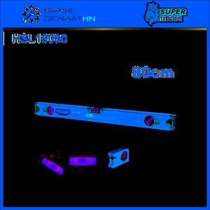 Thước thủy 80cm Ingco HSL18080