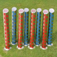 thước thủy có nam châm Cột đo mực nước bằng thép không gỉ cột nước hồ chứa ăn mòn sông nhúng mực nước cọc thang đo mực nước cột sơn hình trụ thước dây phong thủy thước thủy điện tử Thước thủy thường