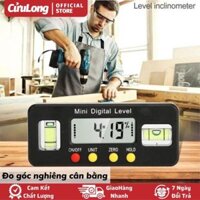 Thước Thủy Mini Điện Tử Nivo Cân Bằng đo góc nghiêng Livo có từ tính nam châm cố định đa năng CuuLongstore