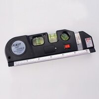 Thước Thủy Nivo Lân Mực Laser Đa Năng F2018 Fixit Laser Levelpro3 2 Tia Dọc Ngang + Tặng Kèm Pin LIA