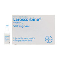 Thuốc tiêm bổ sung vitamin C Bayer Laroscorbine 500mg/5ml 6 lọ