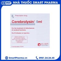 Thuốc tiêm Cerebrolysin 5ml điều trị rối loạn trí nhớ, sa sút trí tuệ (1 vỉ x 5 ống x 5ml)