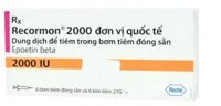Thuốc tiêm Recormon 2000IU điều trị bệnh thiếu máu (6 ống)