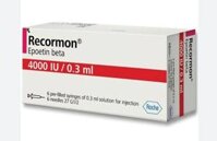Thuốc tiêm Recormon 4000Iu/0.3ml (Epoetin beta) F.Hoffmann-La Roche điều trị bệnh thiếu máu (6 ống)