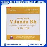 Thuốc tiêm Vitamin B6 100Mg/Ml Vinphaco điều trị thiếu vitamin B6 (100 ống x 1ml)