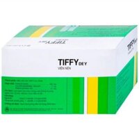 Thuốc Tiffy Dey trị các triệu chứng cảm cúm, cảm lạnh (25 vỉ x 4 viên)