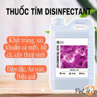 Thuốc tím Disinfectant giúp khử trùng, sát khuẩn hồ cá cảnh, bộ lọc, siêu tiết kiệm can 5 Lít