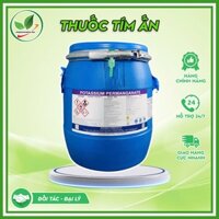Thuốc tím KMnO4 99%. Khử khuẩn ao nuôi, xử lý nước thu hàng Ấn Độ. Thùng 25kg
