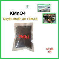 Thuốc tím KMnO4 khử khuẩn ao tôm,hồ cá cảnh gói 250g