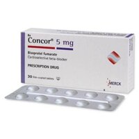 Thuốc tim mạch  Concor 5 mg