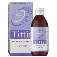 Thuốc Tittit giúp bổ sung vitamin cho người có nhu cầu cao và có nguy cơ thiếu vitamin (60ml)