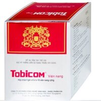 Thuốc Tobicom hỗ trợ điều trị mỏi mắt, đau nhức mắt (3 gói x 6 vỉ x 10 viên)