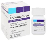 Thuốc Trajenta Duo 2.5mg/1000mg (Linagliptin, Metformin) điều trị đái tháo đường tuýp 2 (lọ 14 viên)
