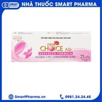 Thuốc tránh thai hàng ngày New Choice AD Advanced Formula Nam Hà (1 vỉ x 21 viên)