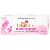 Thuốc tránh thai hàng ngày New Choice AD Advanced Formula Nam Hà (1 vỉ x 21 viên)