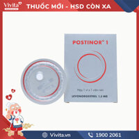 Thuốc tránh thai khẩn cấp Postinor 1 | Hộp 1 viên